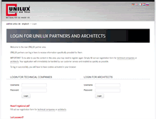 Tablet Screenshot of partner.unilux.de